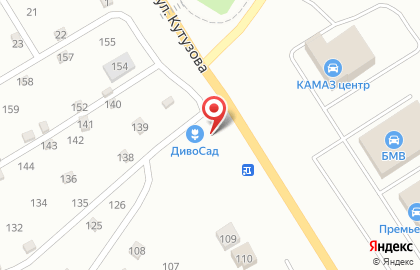 Мастерская ландшафтного дизайна ДивоСад на улице Кутузова на карте
