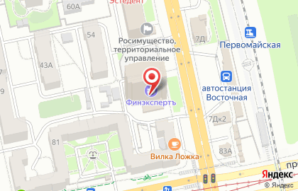 Сервисный центр Перезагрузка на площади 1905 года на карте