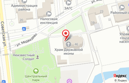 Приход иконы Божией Матери Державной на карте