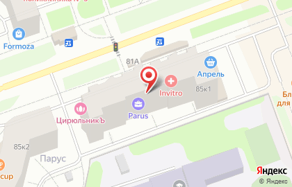 Строительная компания Группа Аквилон на улице Ломоносова на карте