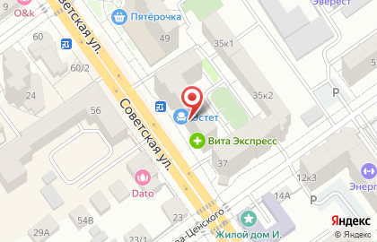 Строящиеся объекты, ООО ЦентрЖилСтрой на Советской улице на карте