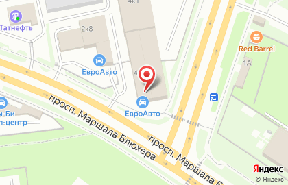 Магазин Авто-Заказ на проспекте Маршала Блюхера на карте