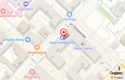 Магазин Красное & Белое в Тюмени на карте