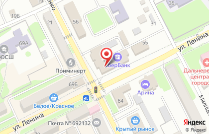 Федеральная налоговая служба в Дальнереченске на карте
