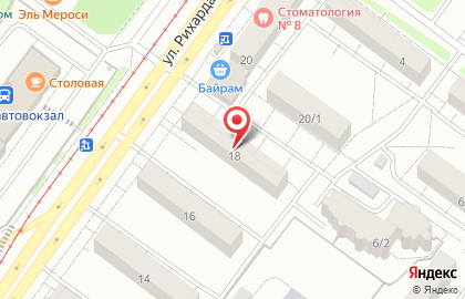 Страховая компания Верна на улице Рихарда Зорге на карте