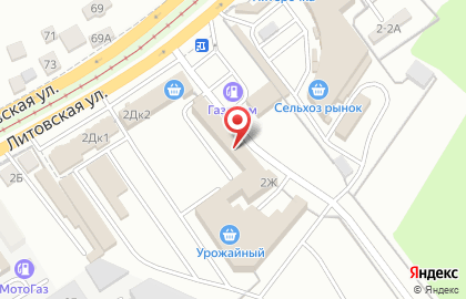 Магазин отделочных и строительных материалов на Литовской улице на карте