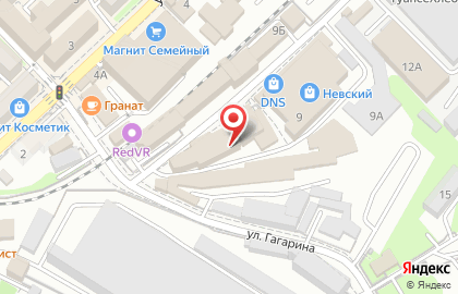Магазин Золушка на улице Гагарина на карте