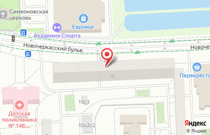Ю-Дент на Новочеркасском бульваре на карте