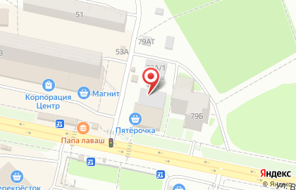 Магазин Верещагинский трикотаж в Устиновском районе на карте