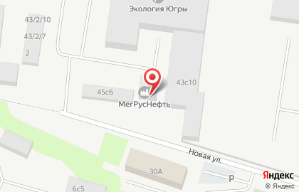Сервисная компания МегРусНефть на карте