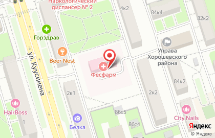 Диализный центр Фесфарм в Москве на карте