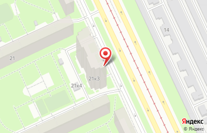 Парикмахерская на проспекте Солидарности, 21 к3 на карте