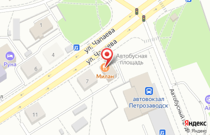 Киоск по продаже цветов на улице Чапаева на карте