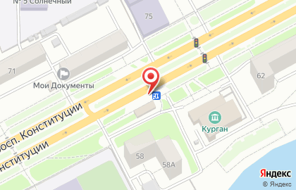 Салон связи Евросеть на улице Конституции на карте