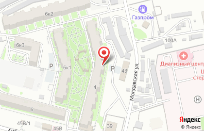 Городская поликлиника №10 на улице Хибинская на карте