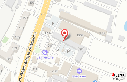 Автосервис в Калининграде на карте