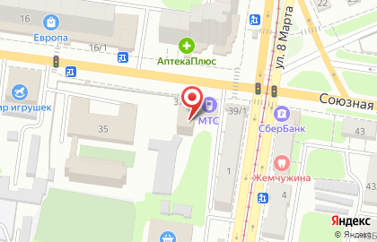 ЗАО Банкомат, Банк ВТБ 24 на Союзной улице на карте