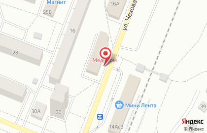 Клиника Медиком на улице Чехова в Гатчине на карте