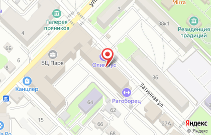 Банкомат СберБанк на Затинной улице на карте