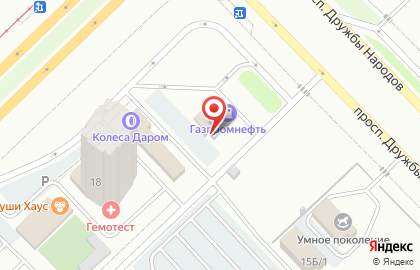 Автомойка в Казани на карте