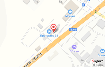Магазин автотоваров в Тракторозаводском районе на карте