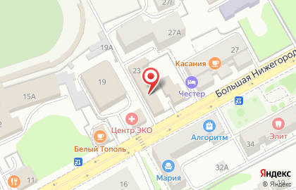 Студия лазерной эпиляции Laser Love на Большой Нижегородской улице на карте
