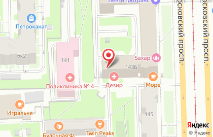 Парикмахерская №1 на Московском проспекте на карте