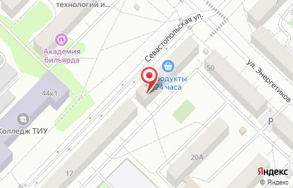 Парикмахерская Мила на Севастопольской улице на карте