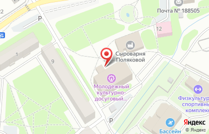 Молодежный культурно-досуговый комплекс МО Аннинское городское поселение на Садовой улице на карте