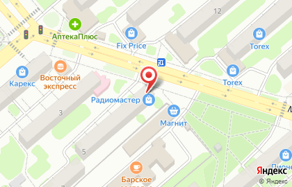 Первая ремонтная мастерская на Минской улице на карте