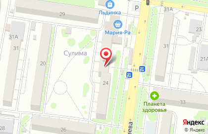 Салон оптики ОптикСити в Индустриальном районе на карте