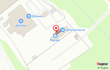 Гипермаркет Магнит в Уфе на карте
