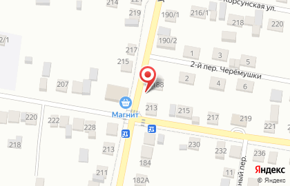 Сеть супермаркетов Магнит в Карасунском районе на карте