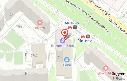 Торговая компания Zetta MSK на Митинской улице на карте