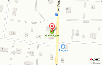 Продуктовый магазин в Кургане на карте