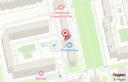 Супермаркет Услуга на бульваре Ногина на карте
