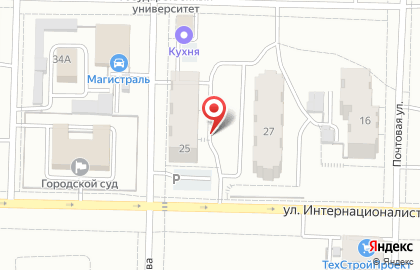 Асферика на улице Интернационалистов на карте