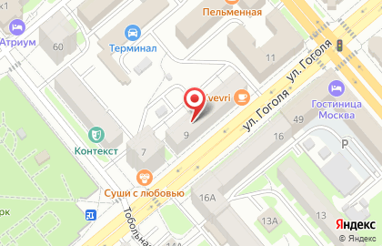 Служба заказа товаров аптечного ассортимента Аптека.ру на улице Гоголя, 9 на карте