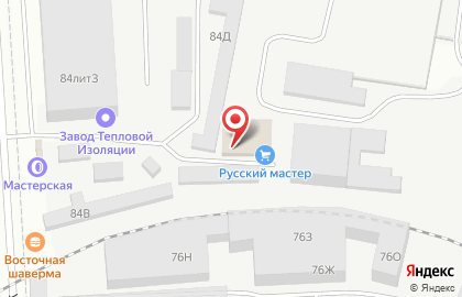 Торговая компания Русский Мастер в Красногвардейском районе на карте