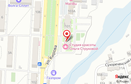 Магазин Красное & Белое в Волгограде на карте