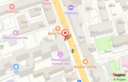 Йога-центр Просветление на Новослободской на карте