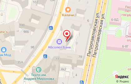 Банкетный зал на Петроградке на карте