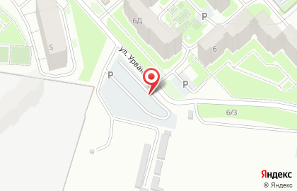 Автостоянка в Красноярске на карте