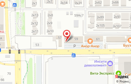 Магазин Мяс-Пром на ​Кирилла Россинского на карте