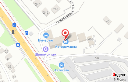 Автосервис AvtoRemZona в Октябрьском районе на карте