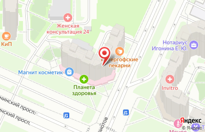 Питерэнергоресурс на карте