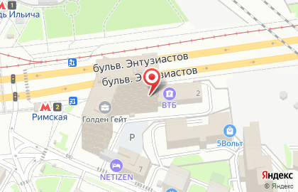 Банкомат ВТБ в Москве на карте