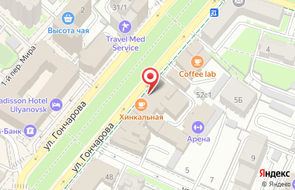 ЗАО НСС на улице Гончарова на карте