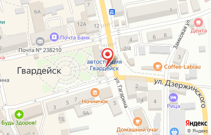 Зоомагазин Какаду в Калининграде на карте