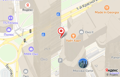 Кофейня Sabbaba в Пресненском районе на карте